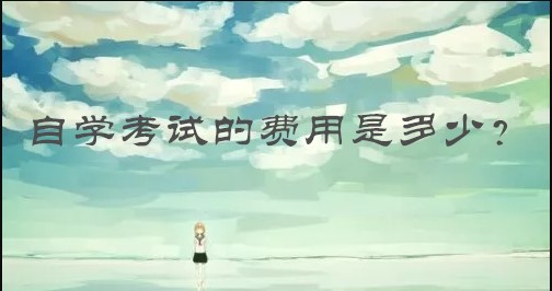 自学考试的费用是多少