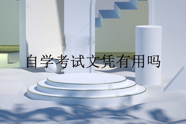 自学考试文凭有用吗