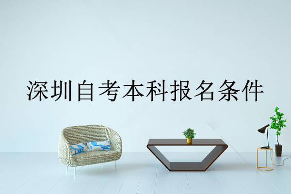 深圳本科报名