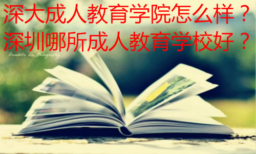 深大成人教育学院怎么样？深圳哪所成人教育学校好？