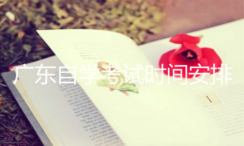 广东自学考试时间安排