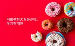 网络教育大专多少钱，学习有用吗