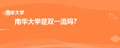 南华大学是双一流吗