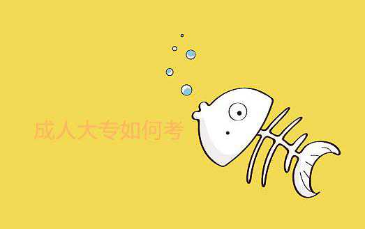 成人大专如何考?不知道的可以来看看
