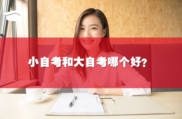 小自考和大自考哪个好？哪个含金量更高