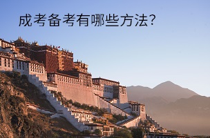 成考备考有哪些方法？这些备考技巧教你如何得高分？