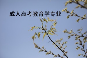 成人高考教育学专业考什么？教育学专业介绍