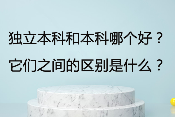 独立本科