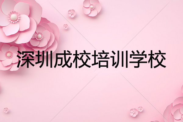深圳成校培训哪个学校好？选择成校培训要注意哪些？