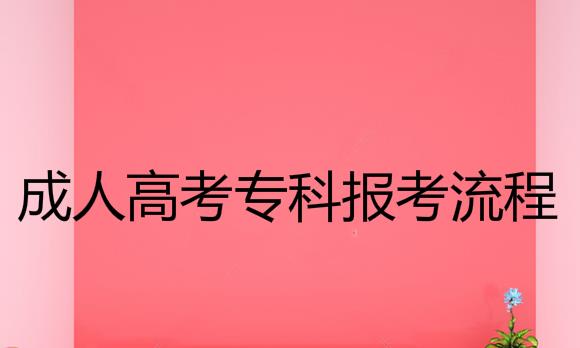 想读深圳成人高考专科需要走什么流程？