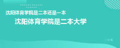 沈阳体育学院是二本还是一本