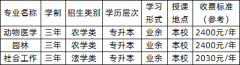 北京农学院2020年成人高考招生专业有哪些 怎么报名