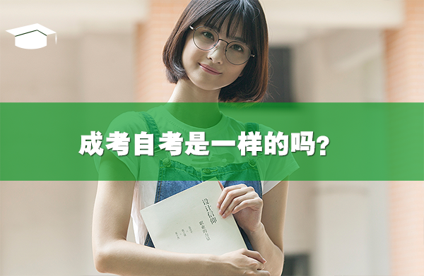 成考自考是一样的吗